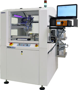 Selective Conformal coating machines with volumetric pump and reservoirs photo